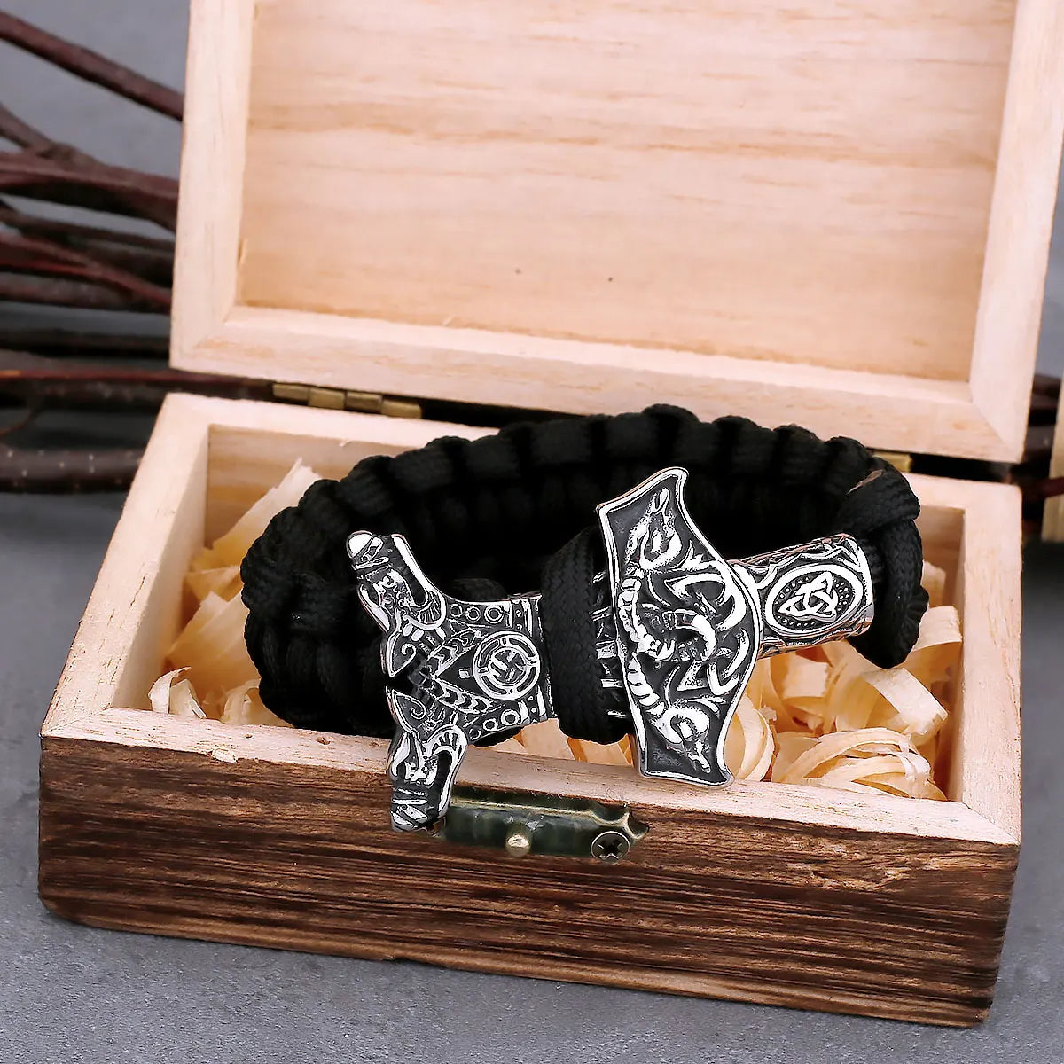 New Viking Thor's Hammer Stainless Steel Bracelet