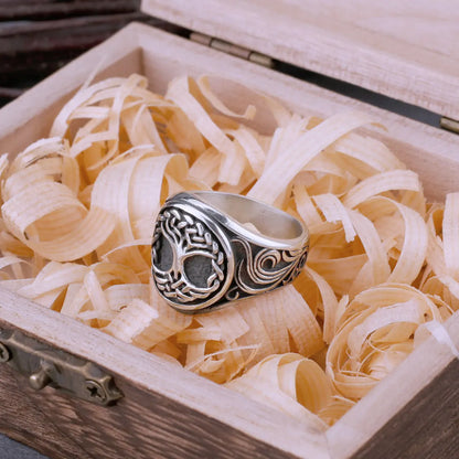 New Viking Tree of Life Yggdrasil Ring