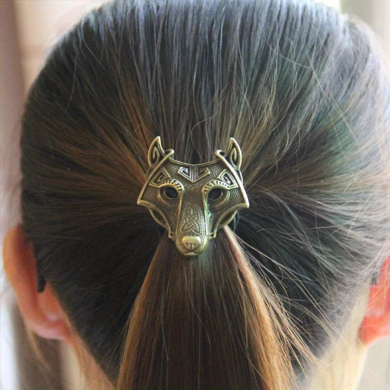 Viking Celtic Wolf Elastic Headband Hair Tie