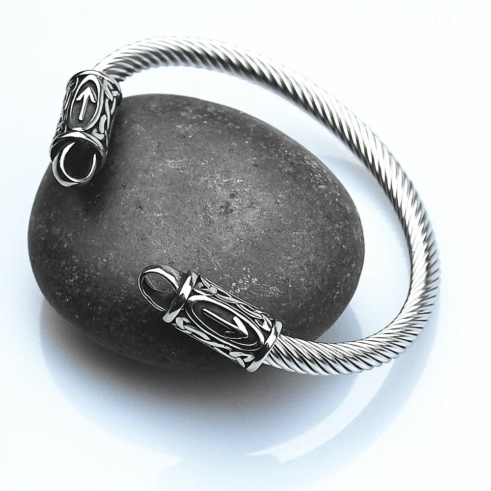 Nordic Rune Viking Bracelet Men's Jewelry