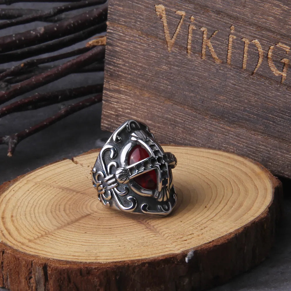 Viking Cross Shape Electro-Optical Pattern Ring