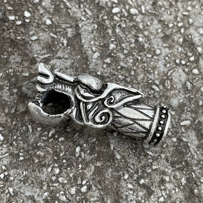 Viking Wolf Heads Beads