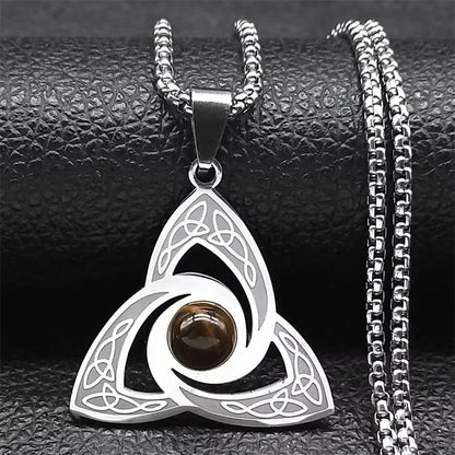 Trinity Knot Viking Necklace