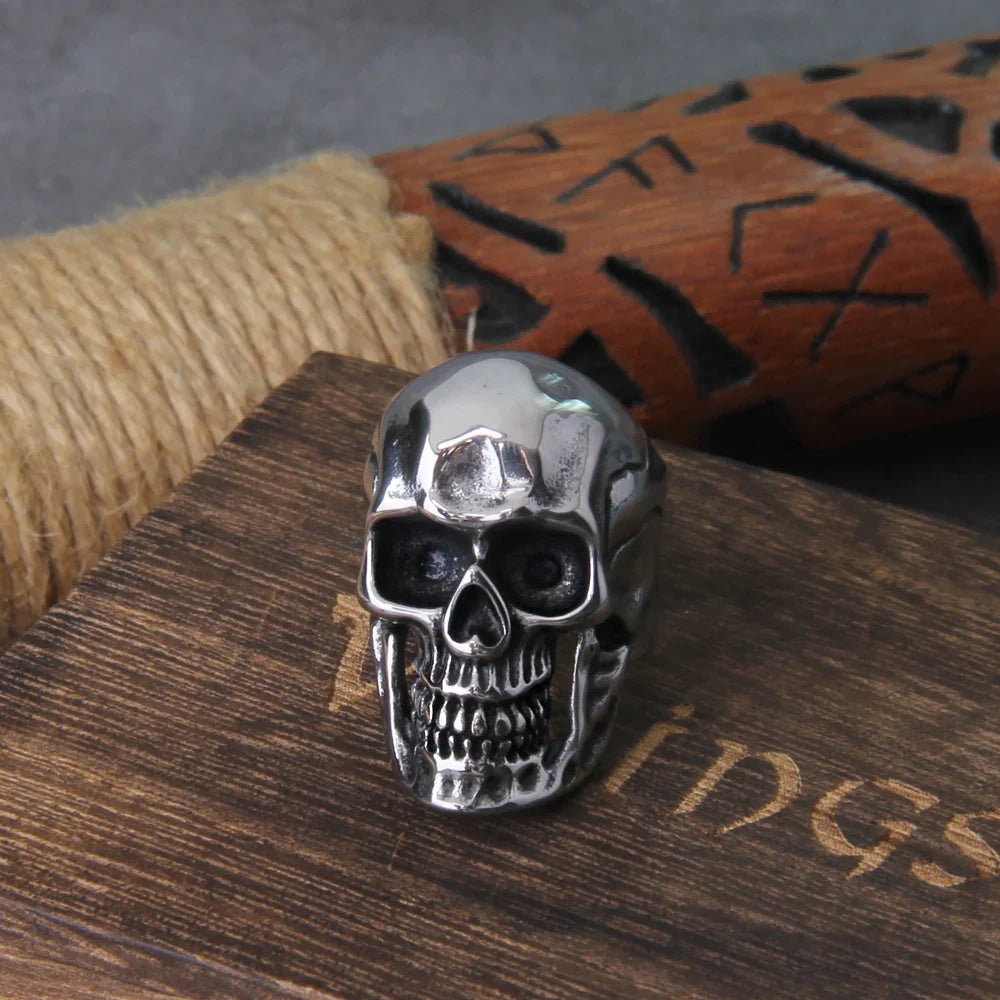 Calvarium Skull Viking Ring