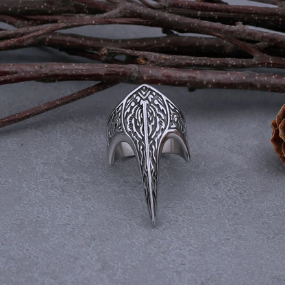 Stainless Steel Heterosexual Irregular Claw Street Viking Ring