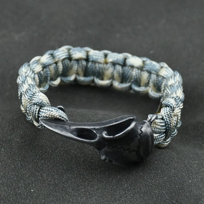 Odin Raven Stainless Steel Viking Bracelet