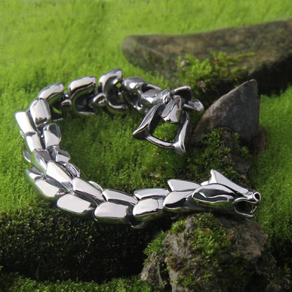 Viking Stainless Steel Dragon Link Chain