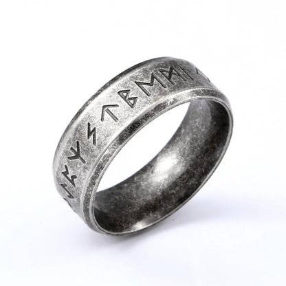 Viking Rune Ancient Ring Pendant