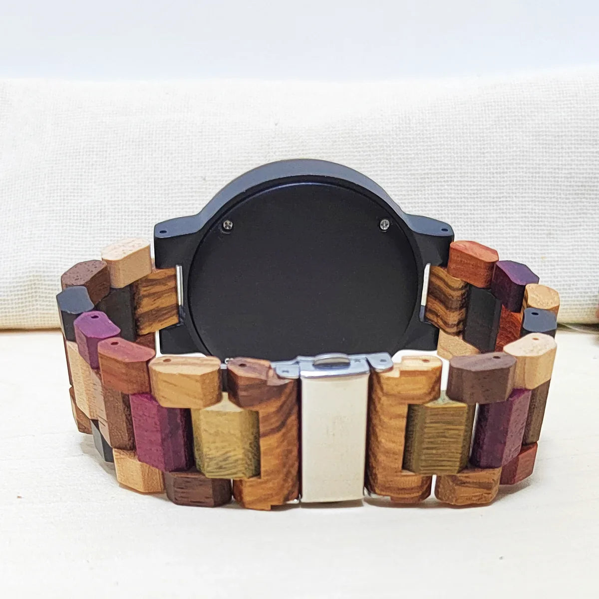 Cool Colorful Wooden Personalized Clock Timepieces Wood Viking Watch