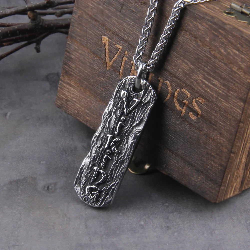 Letter Viking Necklace