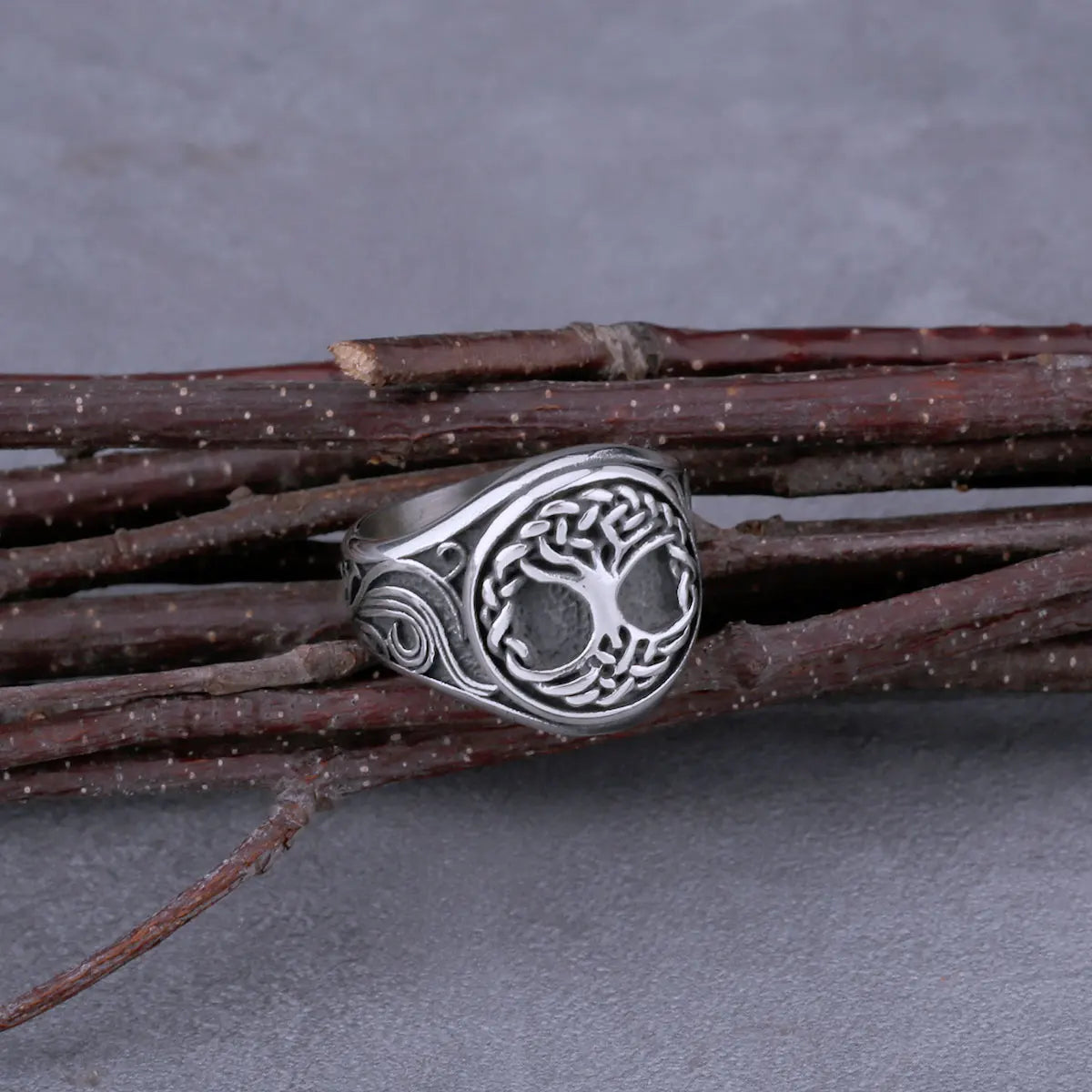 New Viking Tree of Life Yggdrasil Ring