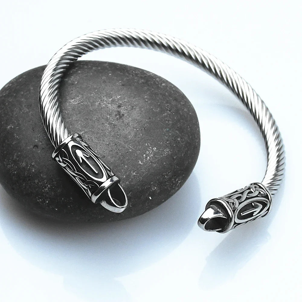 Nordic Rune Viking Bracelet Men's Jewelry