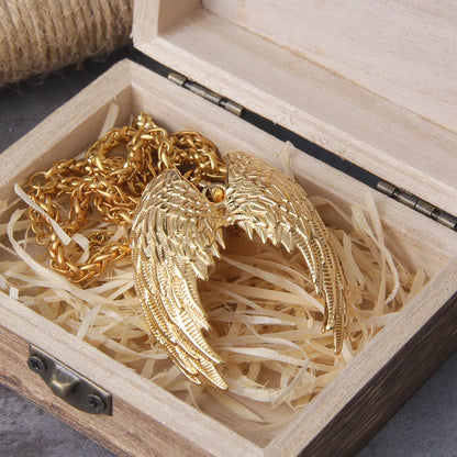 Classic Angel Wing Viking Necklace