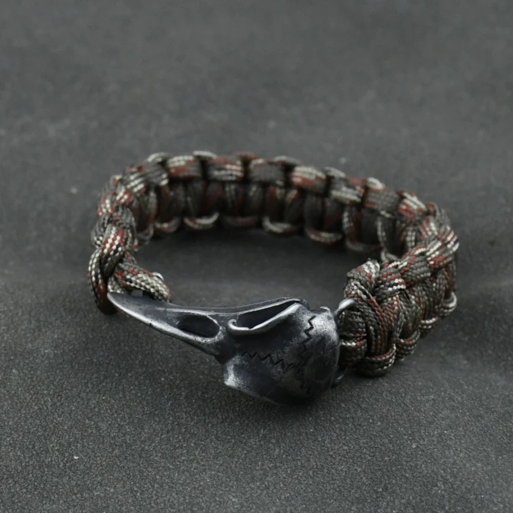 Odin Raven Stainless Steel Viking Bracelet