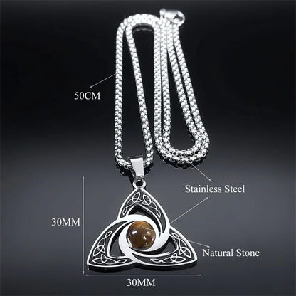 Trinity Knot Viking Necklace