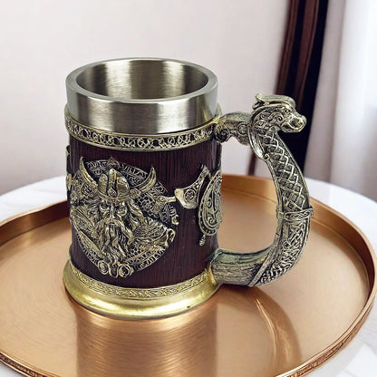 Stainless Steel Viking Mug Cup