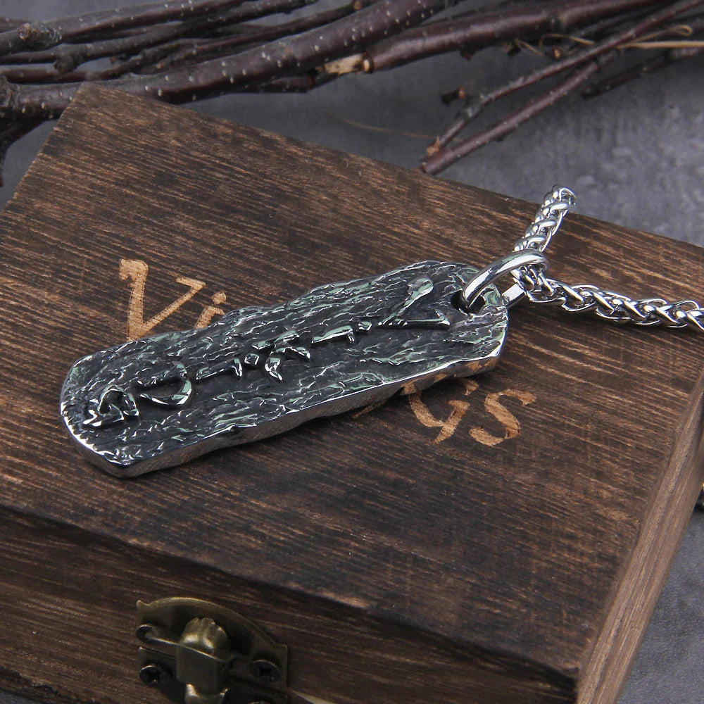 Letter Viking Necklace