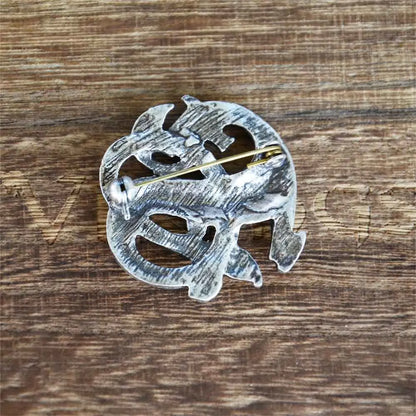 Norse Dragon Scandinavian Viking Brooches Knots Jewelry