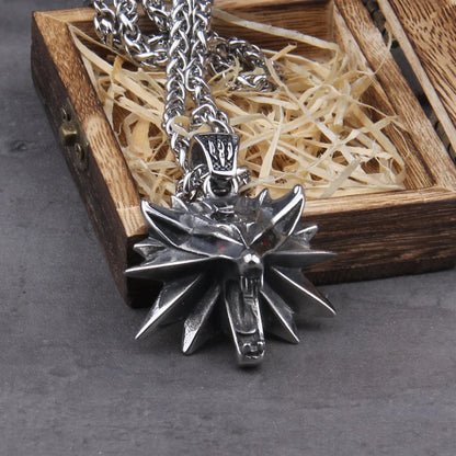 Stainless Steel Viking Pendant Necklace