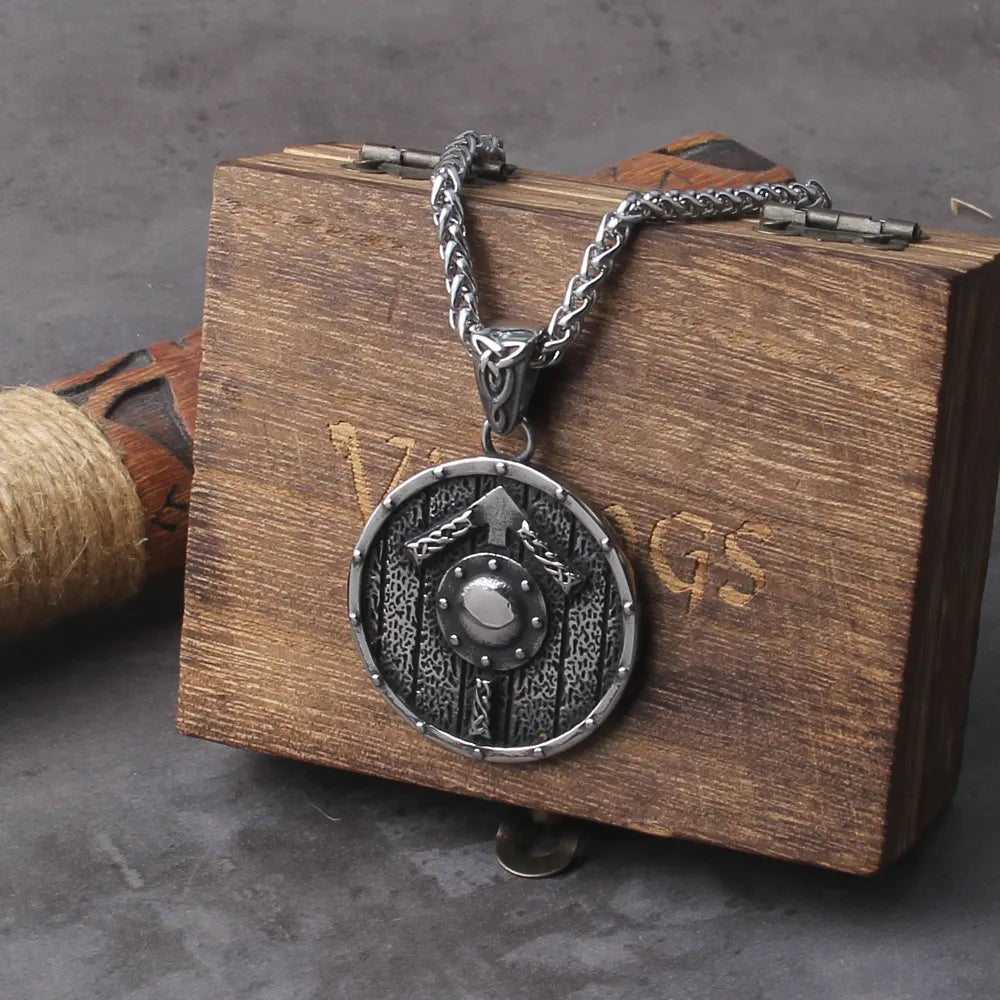 Nordic Shield Viking Necklace