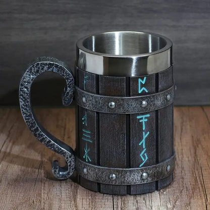 Wooden Stainless Steel Mug