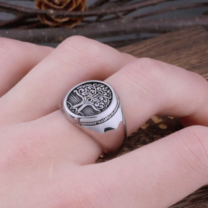 Viking Ring - Yggdrasil Tree of Life