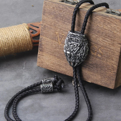 Nordic Bear Claw Valknut Viking Necklace