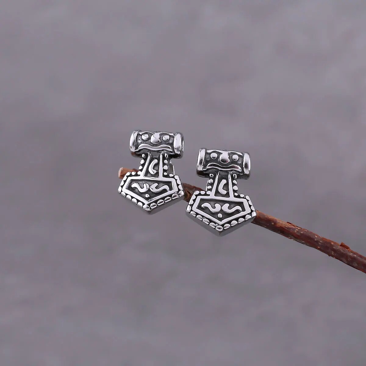 Nordic Anchor Viking Earrings