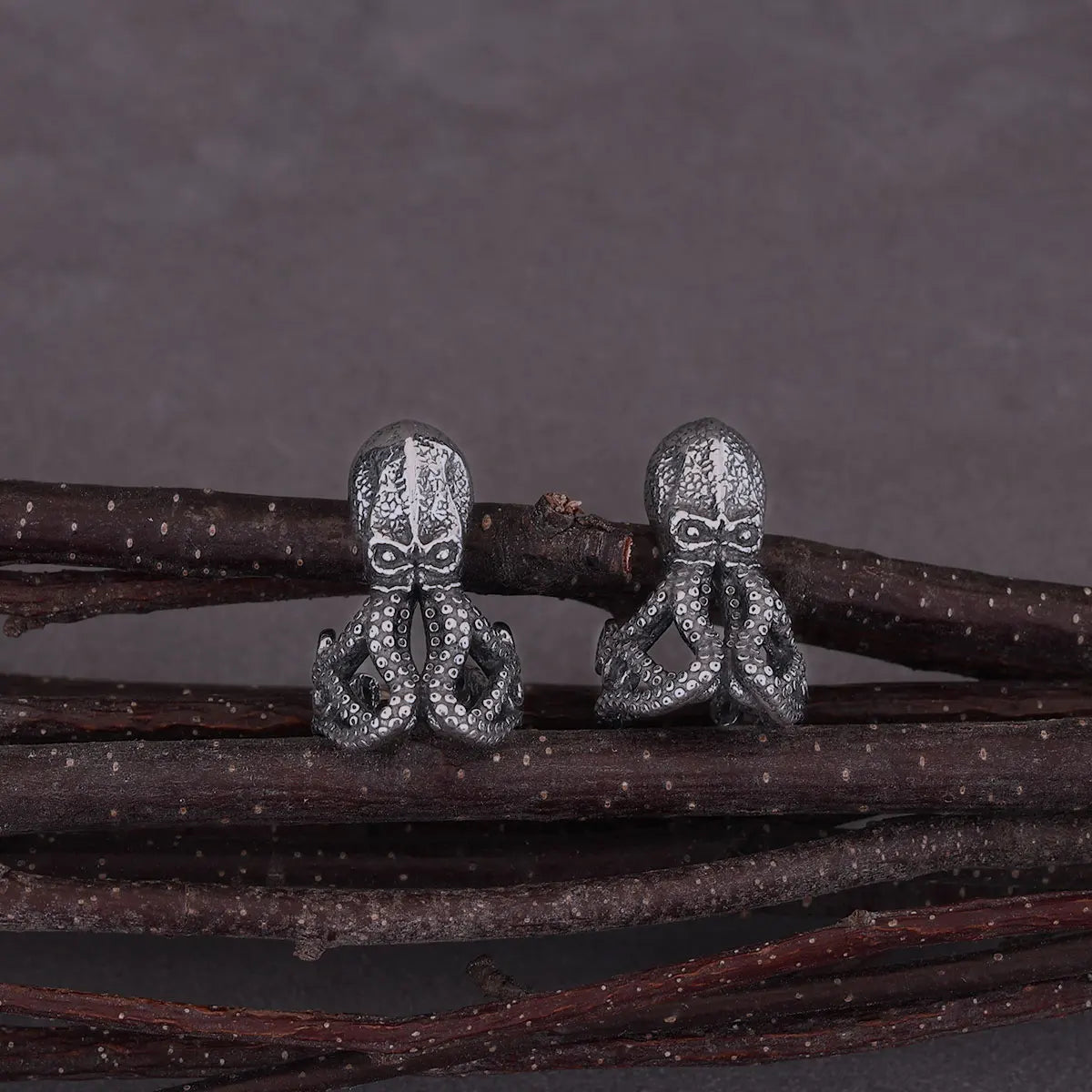 Octopus Viking Earrings