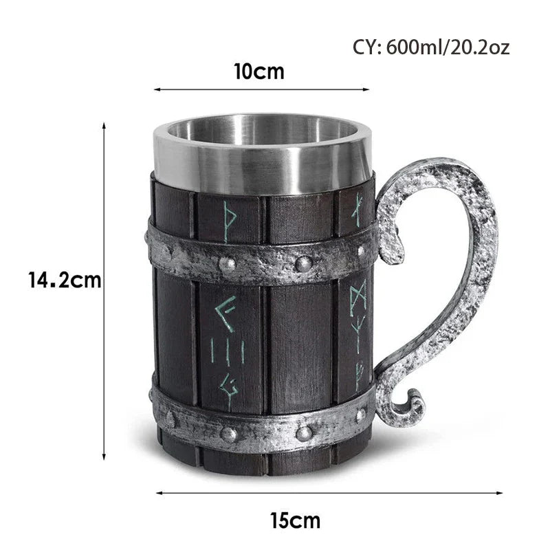 Wooden Stainless Steel Mug