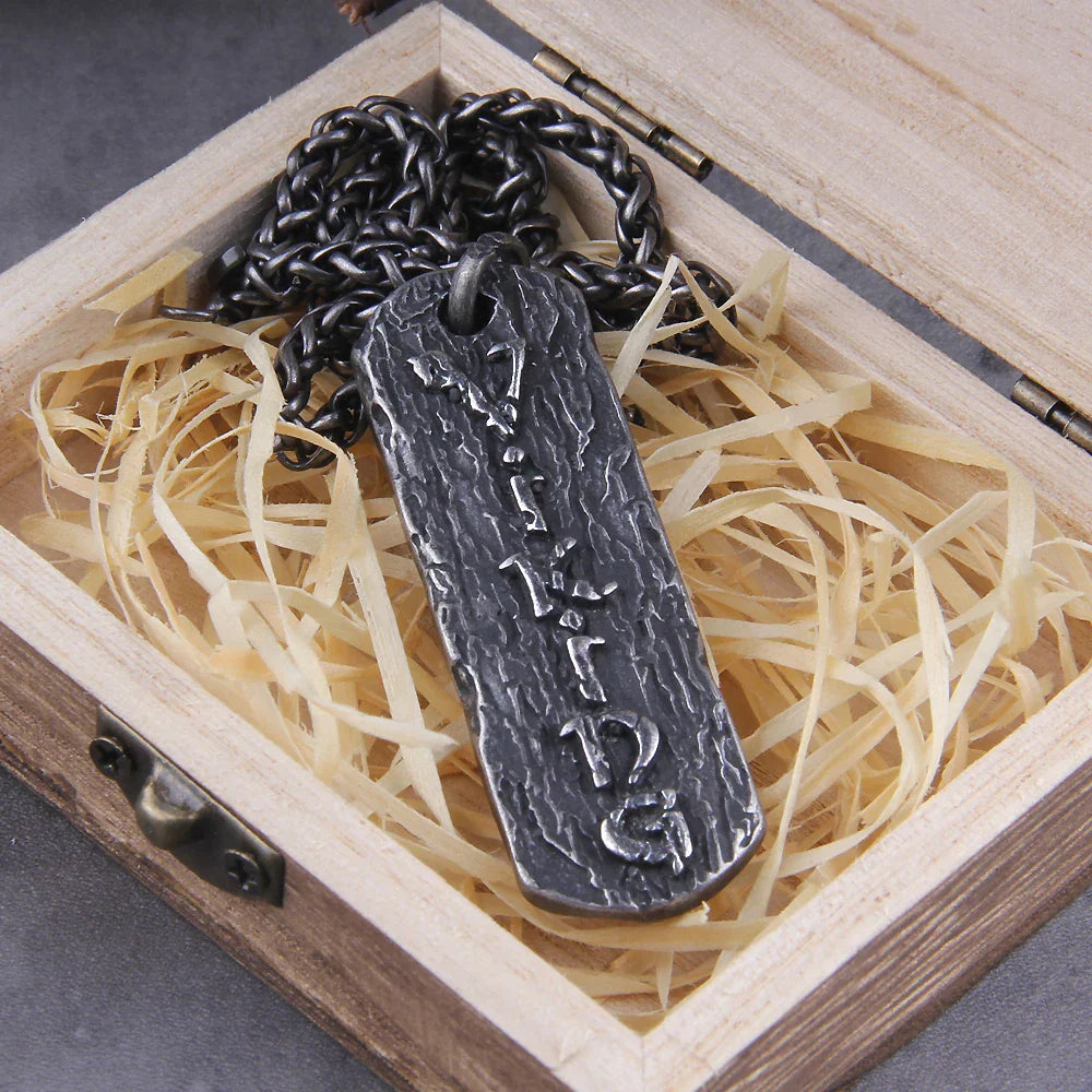 Letter Viking Necklace