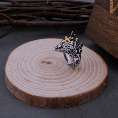 Anubis Self Defense Viking Ring