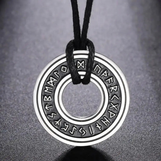 Likgreat Nordic Rune Necklaces Stainless Steel Norse Viking