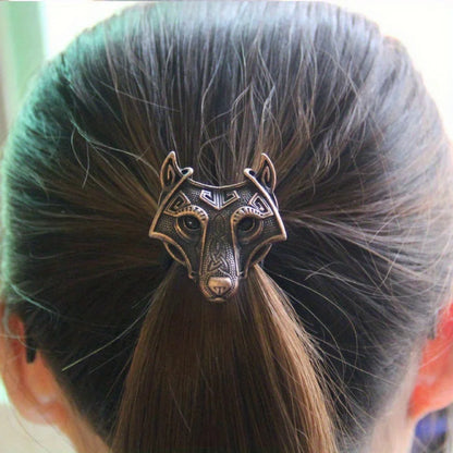 Viking Celtic Wolf Elastic Headband Hair Tie