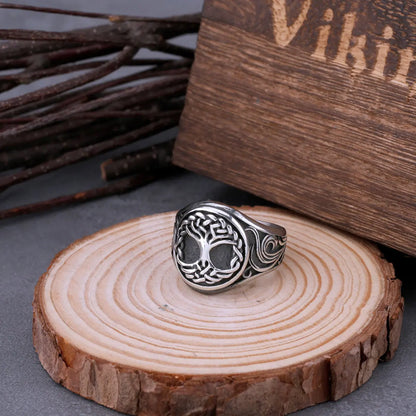 New Viking Tree of Life Yggdrasil Ring