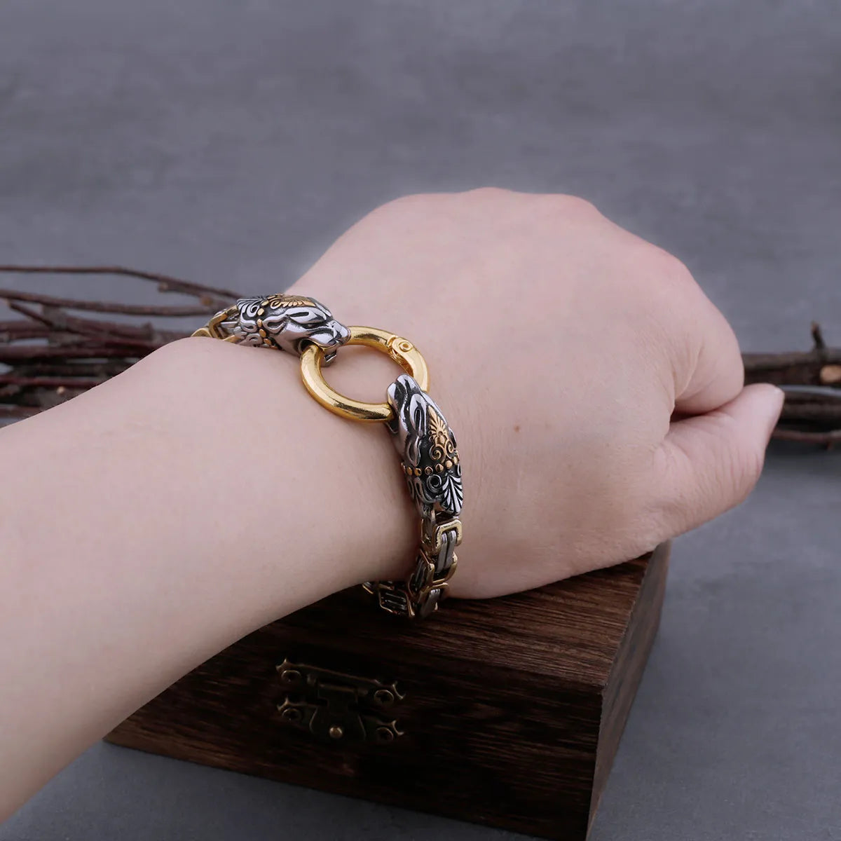 Nordic Faucet Men's Viking Bracelet