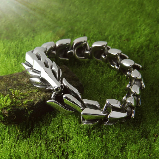 Viking Stainless Steel Dragon Link Chain