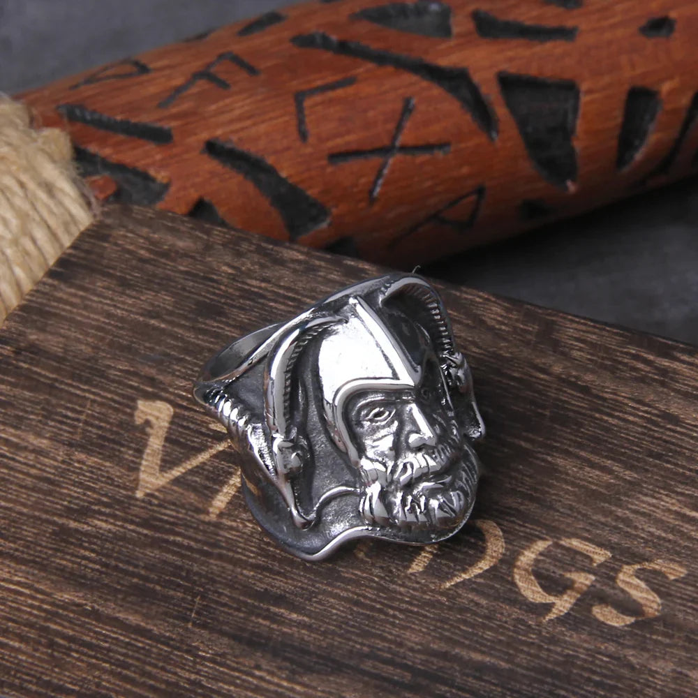 Norse Mythology Odin Raven Viking Ring