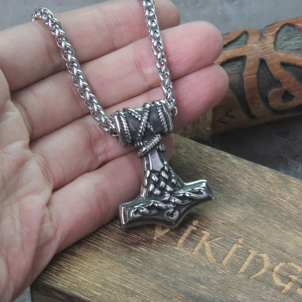 Scandinavian Norse Viking Thor Mjolnir Necklace