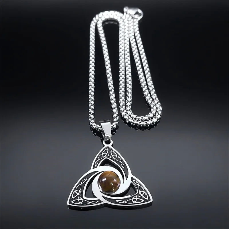 Trinity Knot Viking Necklace