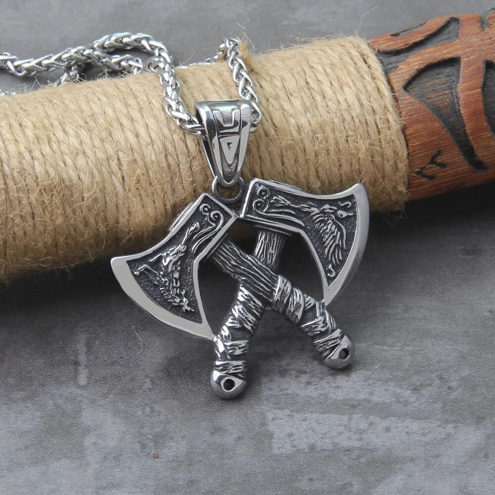 Odin Axe Viking Necklaces