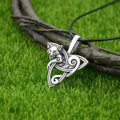 Slavic Fox Pendant Viking Jewelry Necklace