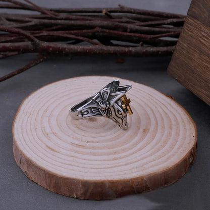 Anubis Self Defense Viking Ring