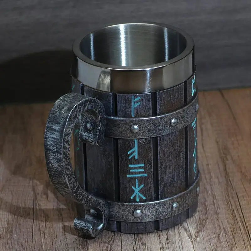 Wooden Stainless Steel Mug