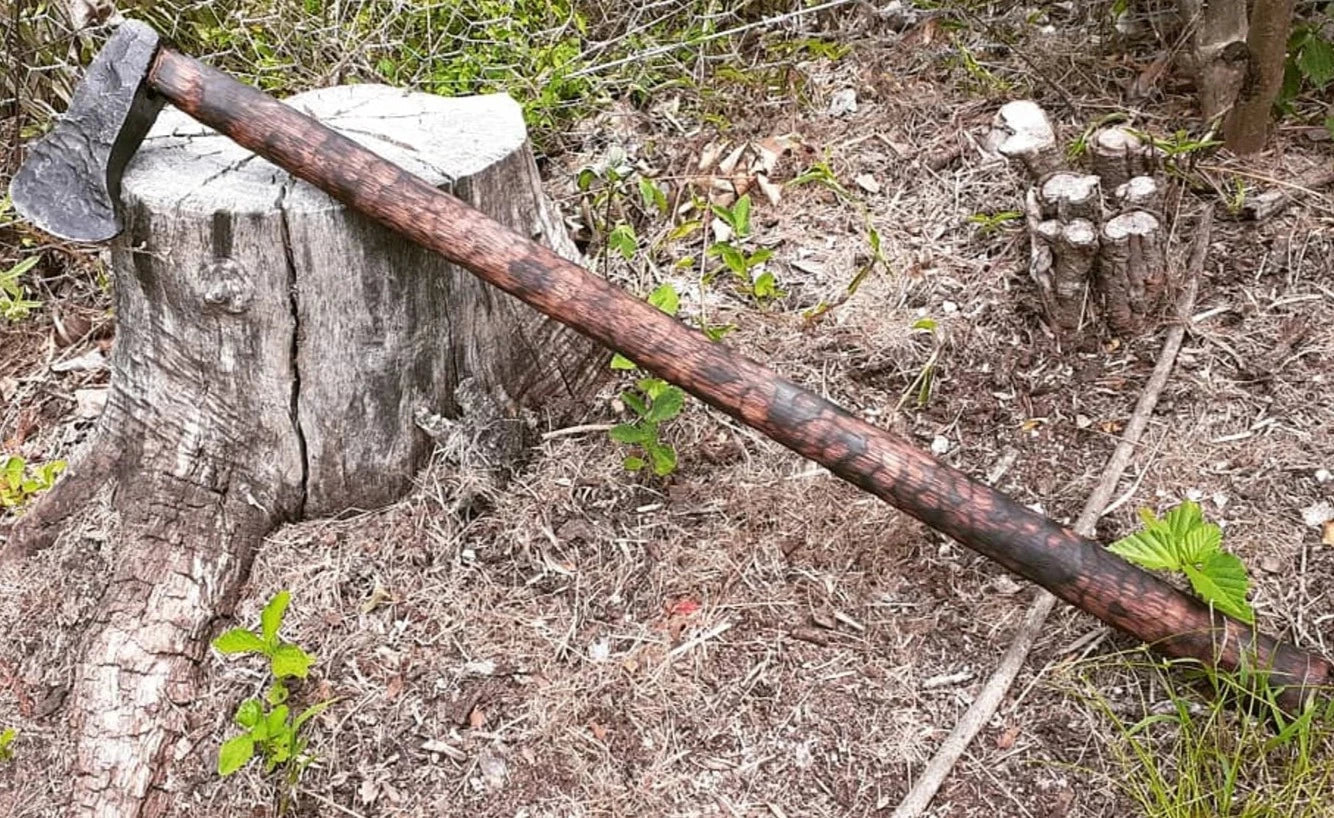 Viking Bearded Battle Axe - Hand-Forged