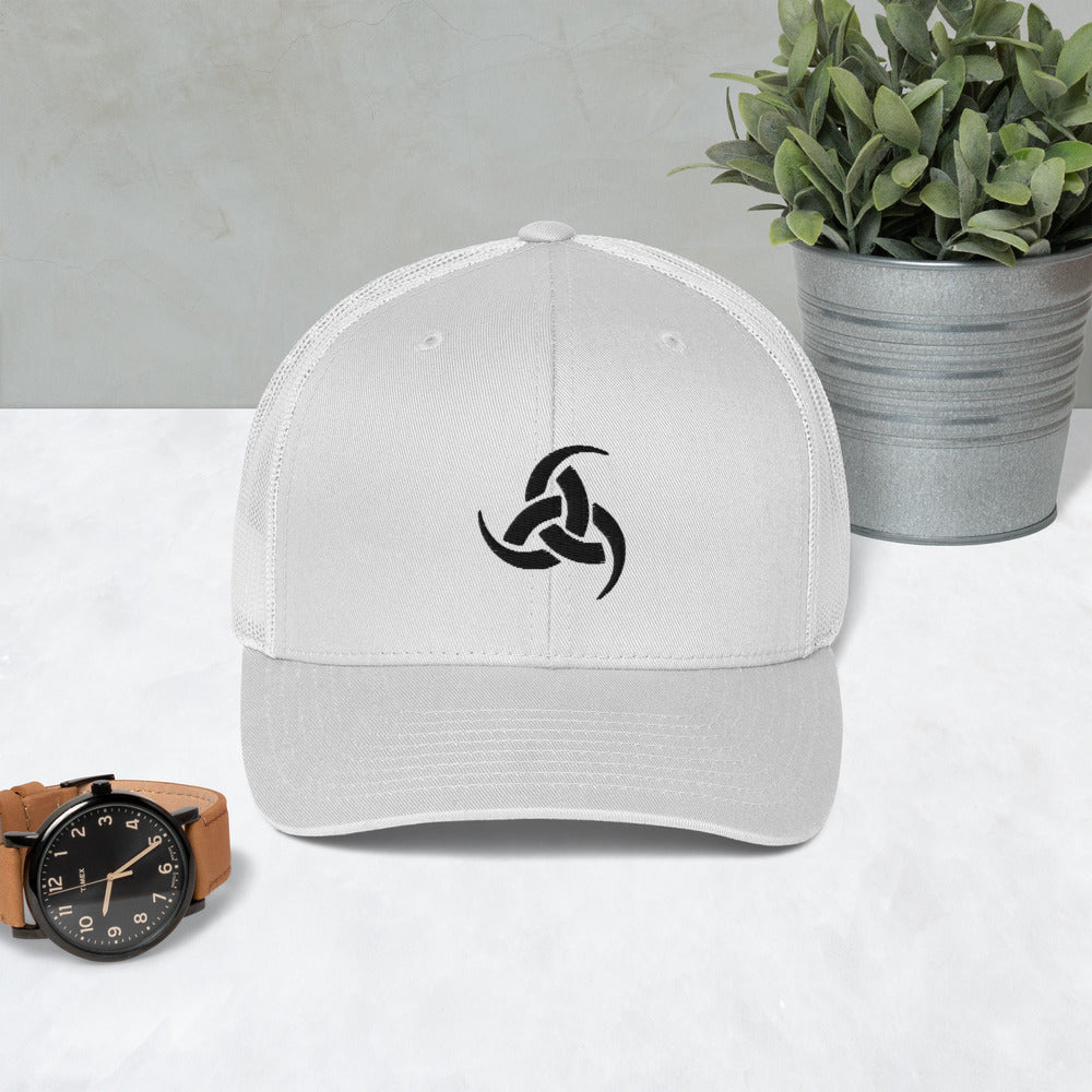 Viking Trucker Cap Featuring Odin's Horn