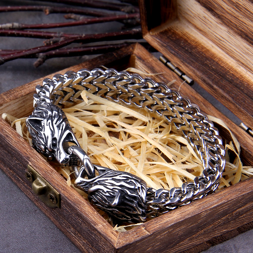 Viking Bracelet - Nordic wolf