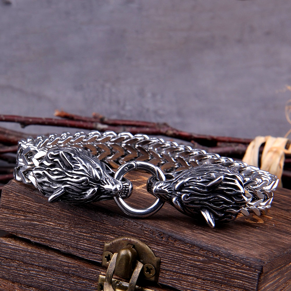 Viking Bracelet - Nordic wolf