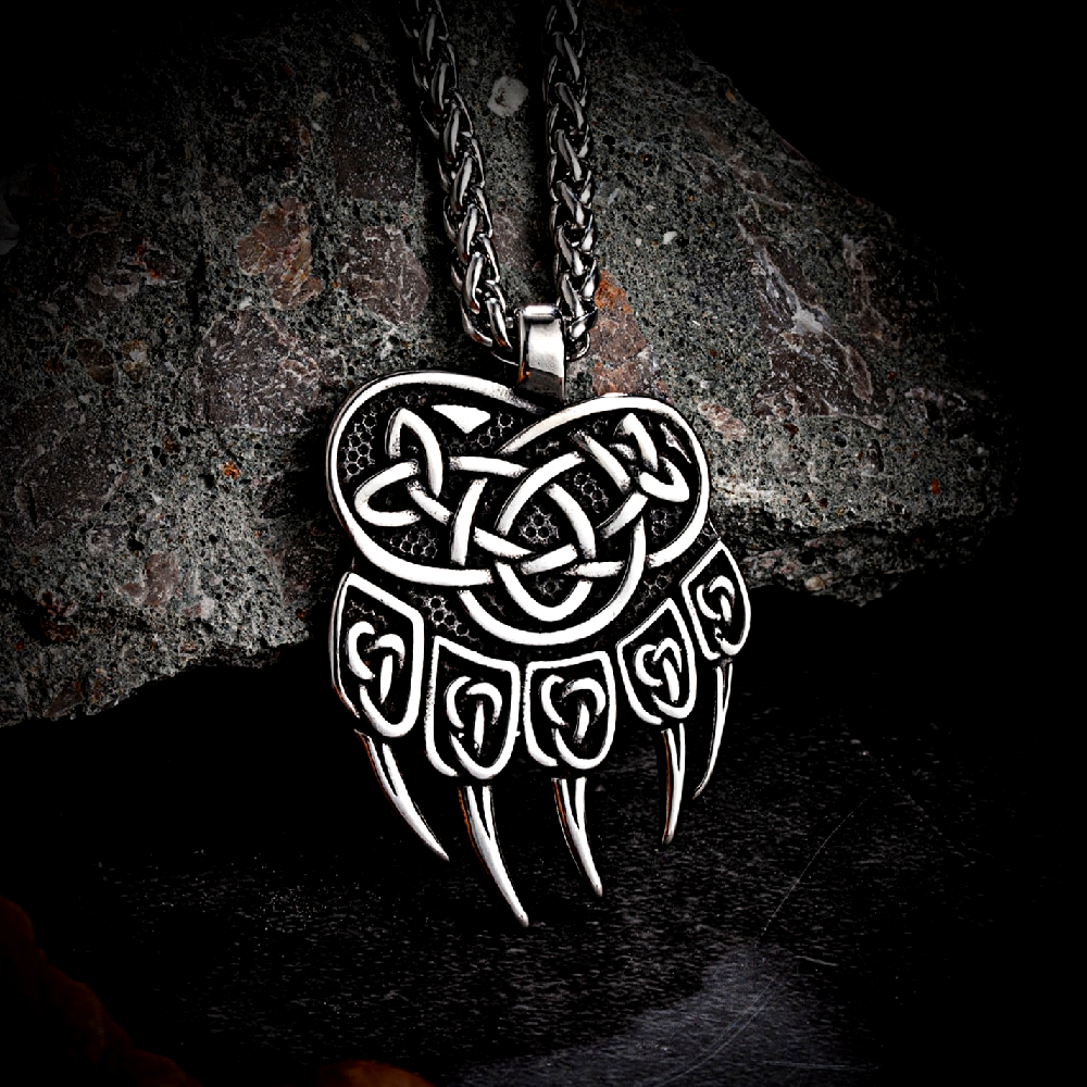 Viking Necklace - Bear Paw