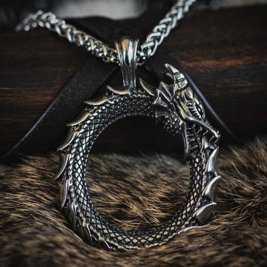 Viking Necklace - Midgard Serpent